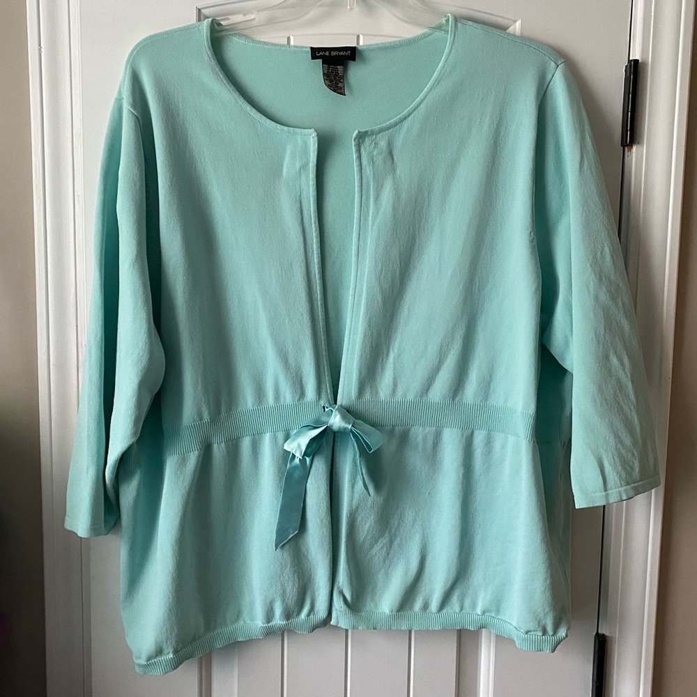 Lane Bryant 3/4-sleeve sweater no size tag (possibly 1X/2X)
